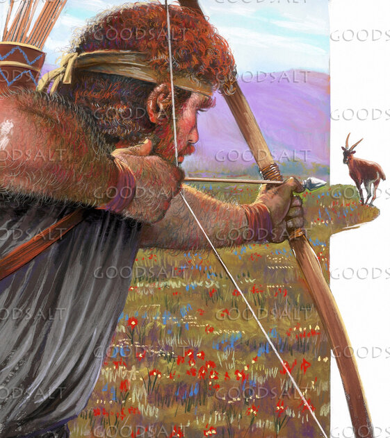 Esau the hunter, of the open fields