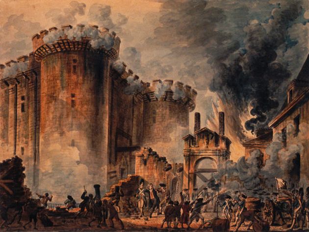 mobs storm bastille